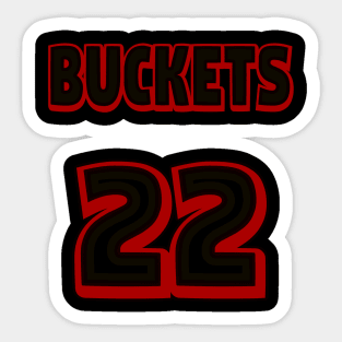 BUCKETS 22 Sticker